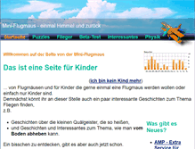 Tablet Screenshot of mini.flugmaus.de